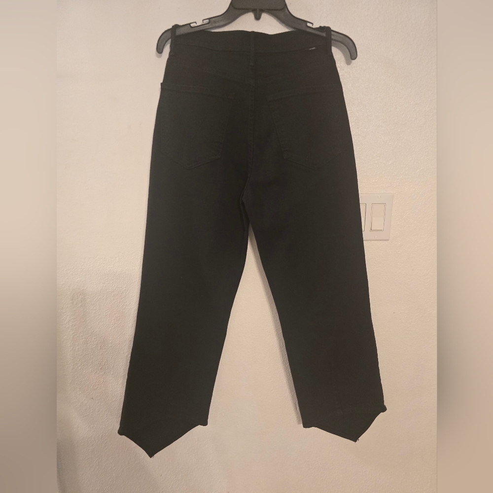 MotherThe Dagger Flood High-Rise Straight-Leg Jeans - Picture 14 of 16